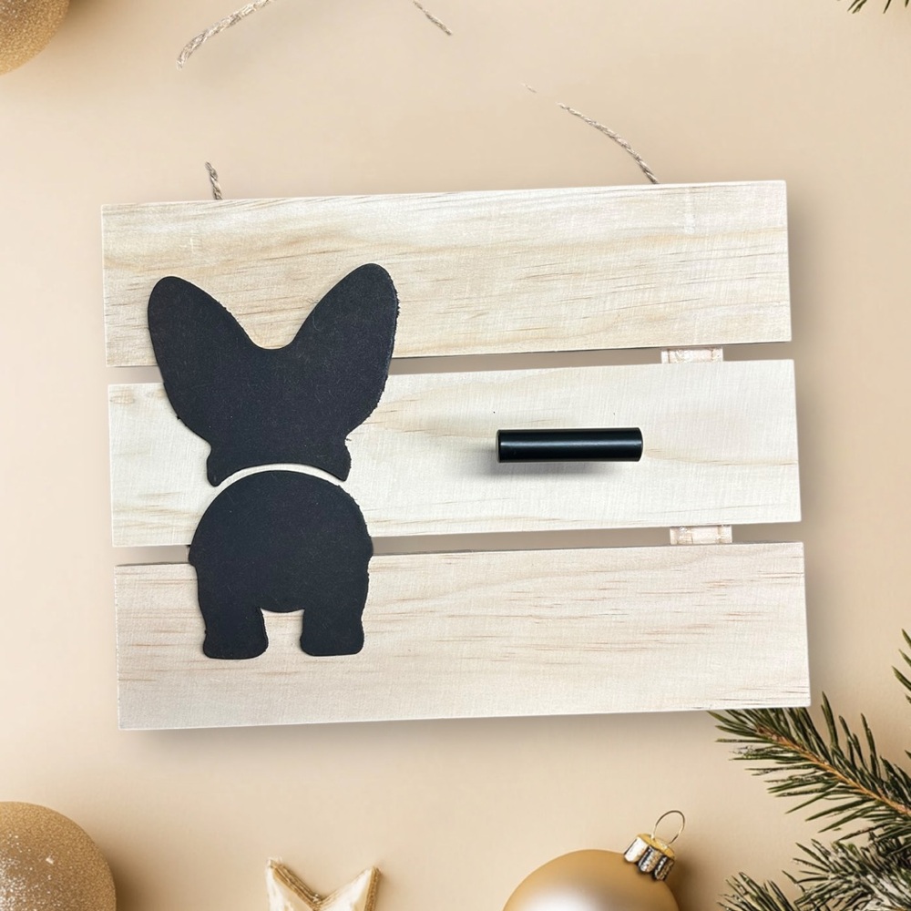 Handmade Corgi Silhouette Leash Holder